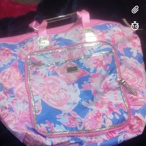 brand new lily pulitzer weekender bag